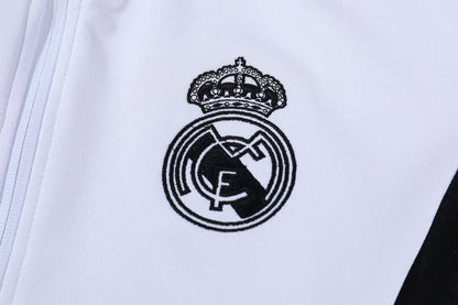 Real Madrid "Blanco Regal" Premium Tracksuit from FootballPrestige.com - Premium Football Kits