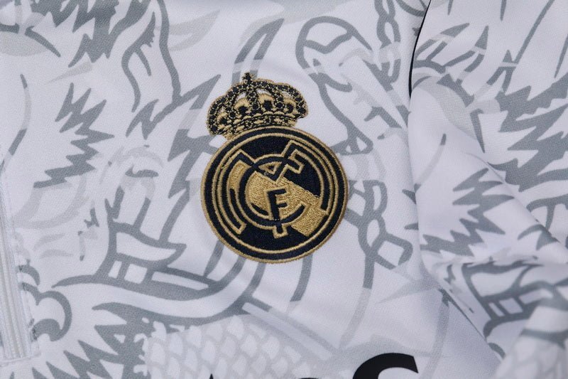 Real Madrid "Dragón Blanco" Premium Tracksuit from FootballPrestige.com - Premium Football Kits