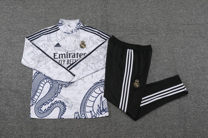 Real Madrid "Dragón Blanco" Premium Tracksuit from FootballPrestige.com - Premium Football Kits