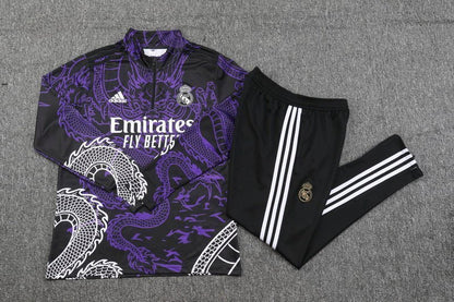 Real Madrid "Dragon Morado" Premium Tracksuit from FootballPrestige.com - Premium Football Kits