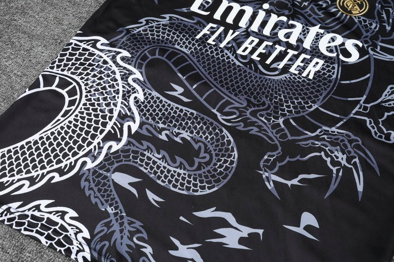 Real Madrid "Dragón Negro" Premium Tracksuit from FootballPrestige.com - Premium Football Kits