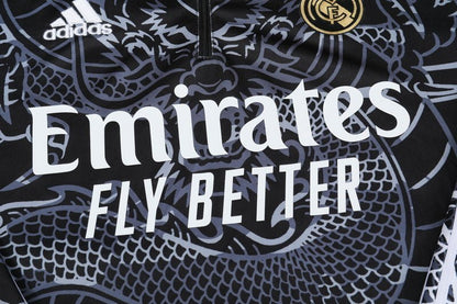 Real Madrid "Dragón Negro" Premium Tracksuit from FootballPrestige.com - Premium Football Kits