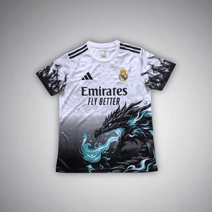 Real Madrid "Emerald Flame" Premium Kit from FootballPrestige.com - Premium Football Kits