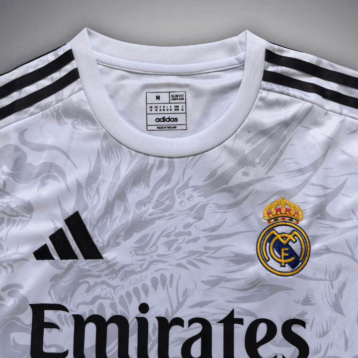 Real Madrid "Emerald Flame" Premium Kit from FootballPrestige.com - Premium Football Kits