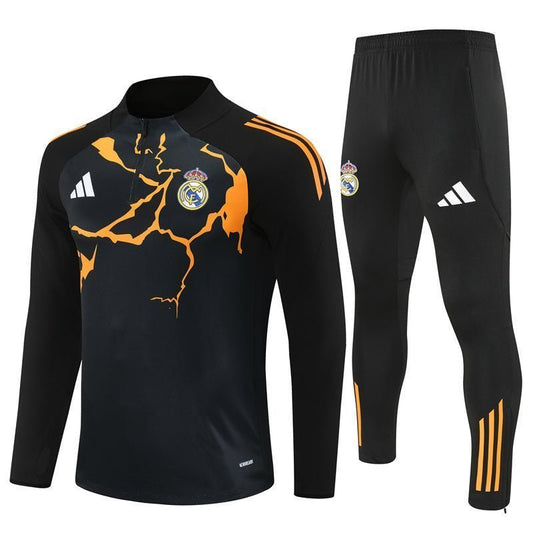 Real Madrid "Eruption" Premium Kids Size Tracksuit from FootballPrestige.com - Premium Football Kits