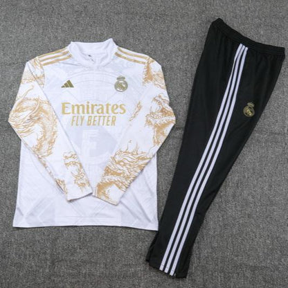 Real Madrid "Golden Dynasty" Premium Tracksuit from FootballPrestige.com - Premium Football Kits