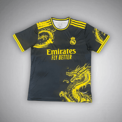 Real Madrid "Golden Falkor" Premium Kit from FootballPrestige.com - Premium Football Kits