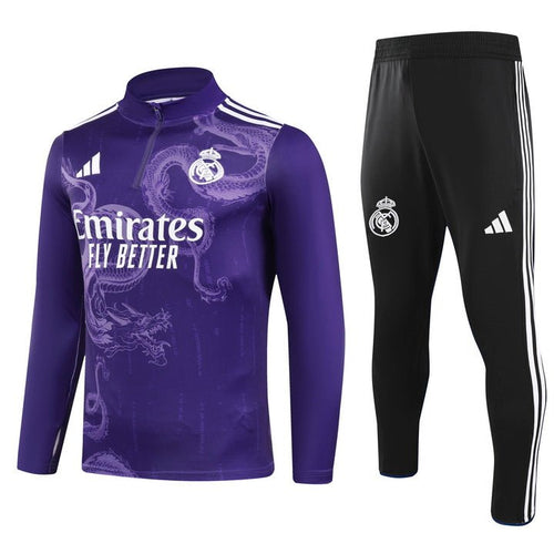 Real Madrid "Purple Dragon" Premium Tracksuit from FootballPrestige.com - Premium Football Kits