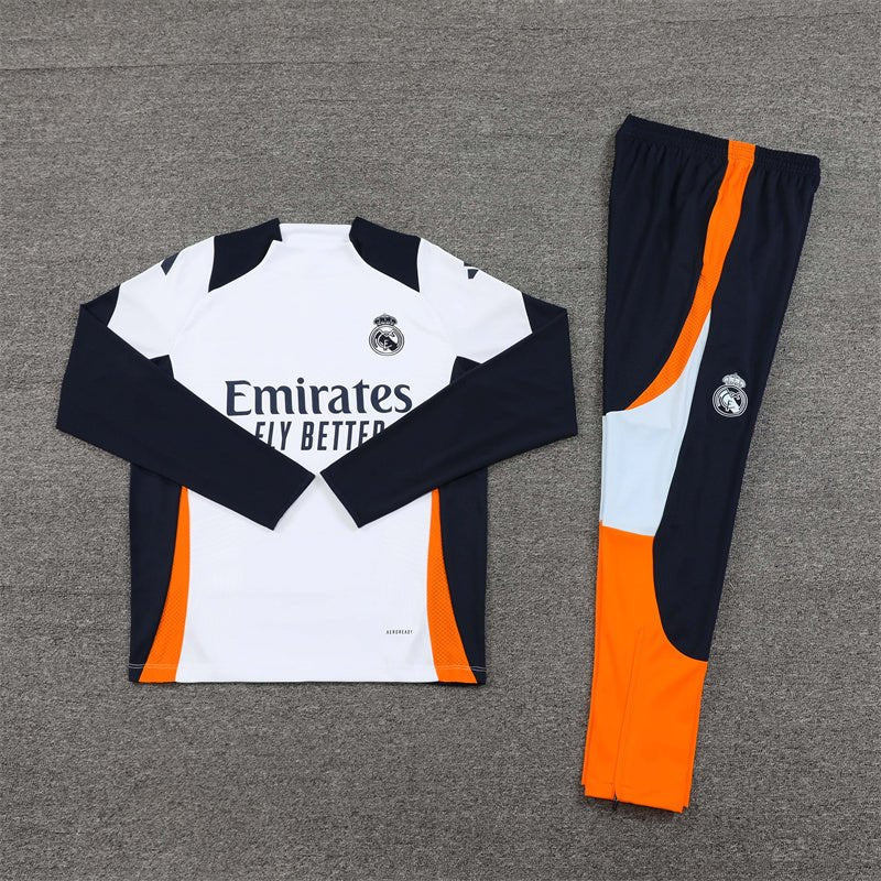 Real Madrid "Supercharged" Premium Kids Size Tracksuit from FootballPrestige.com - Premium Football Kits