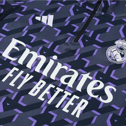 Real Madrid "Virtuoso" Premium Kids Size Tracksuit from FootballPrestige.com - Premium Football Kits