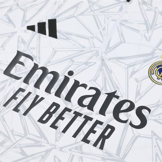 Real Madrid "White Armor" Premium Tracksuit from FootballPrestige.com - Premium Football Kits