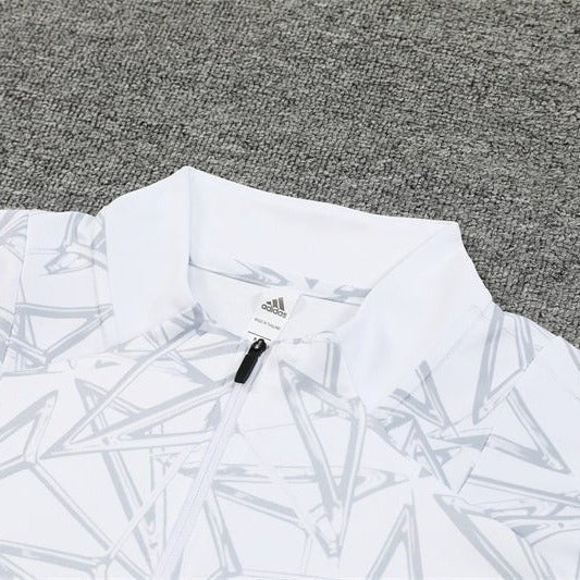 Real Madrid "White Armor" Premium Tracksuit from FootballPrestige.com - Premium Football Kits