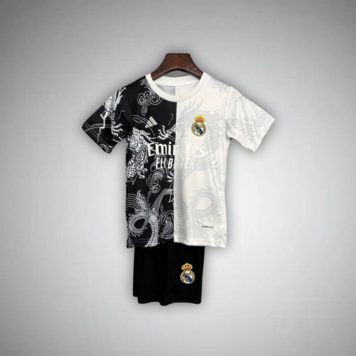 Real Madrid "Yin and Yang" Premium Kids Size Kit from FootballPrestige.com - Premium Football Kits